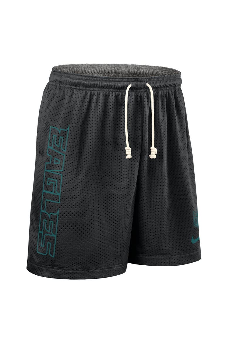 Men's Nike Black Philadelphia Eagles Sideline Reversible Performance Shorts, Alternate, color, Black