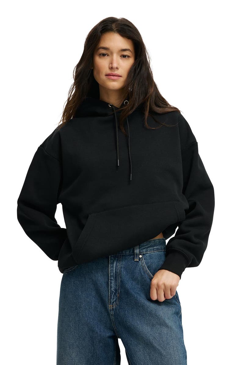 Cotton On Women's Premium Oversized Hoodie, Main, color, Black