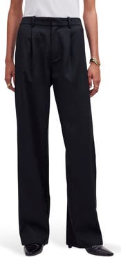 Madewell Slouchy Straight Leg Twill Pants