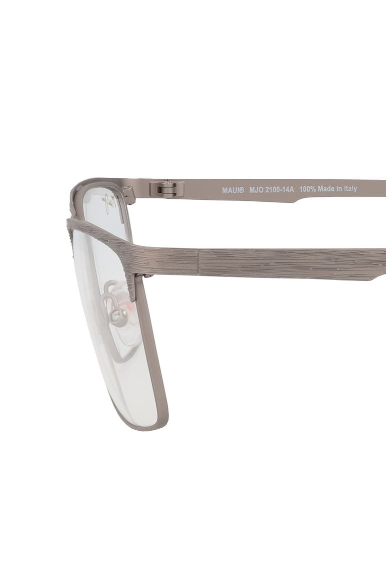 Core Optical 58mm Square Reading Glasses, Alternate, color, GREY GREY TRANSPARENT