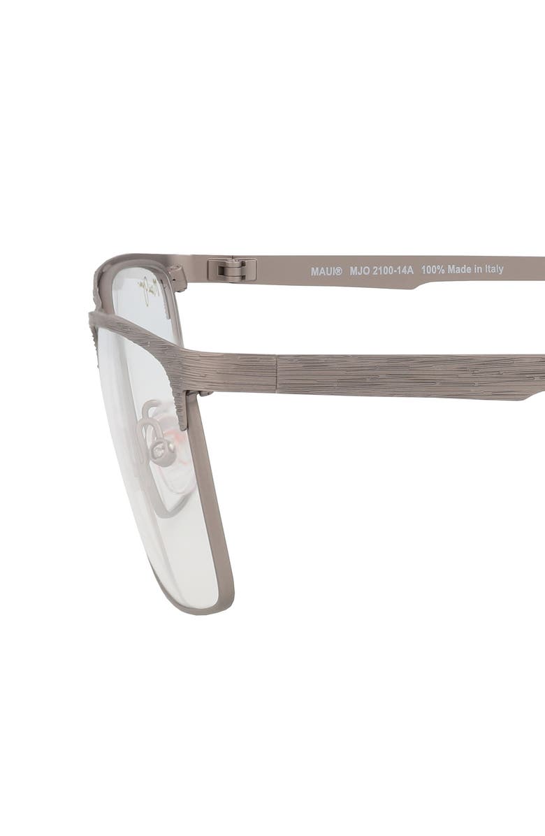 Maui Jim Core Optical 58mm Square Reading Glasses, Alternate, color, Grey Grey Transparent