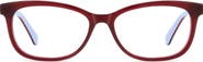 Kate Spade New York bronwen 52mm rectangular optical glasses
