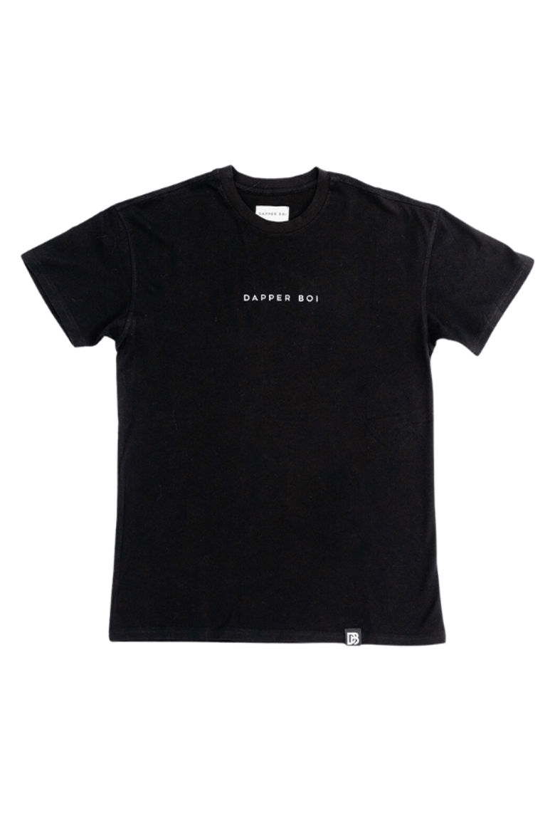 Black Essential Drop Shoulder Tee, Alternate, color, Black