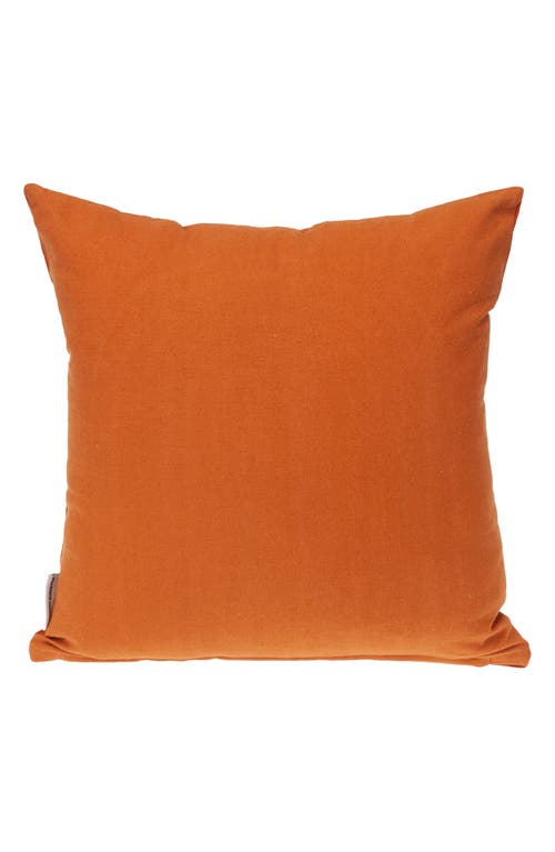 Parkland Collection Orange Cotton Accent Pillow In Orange