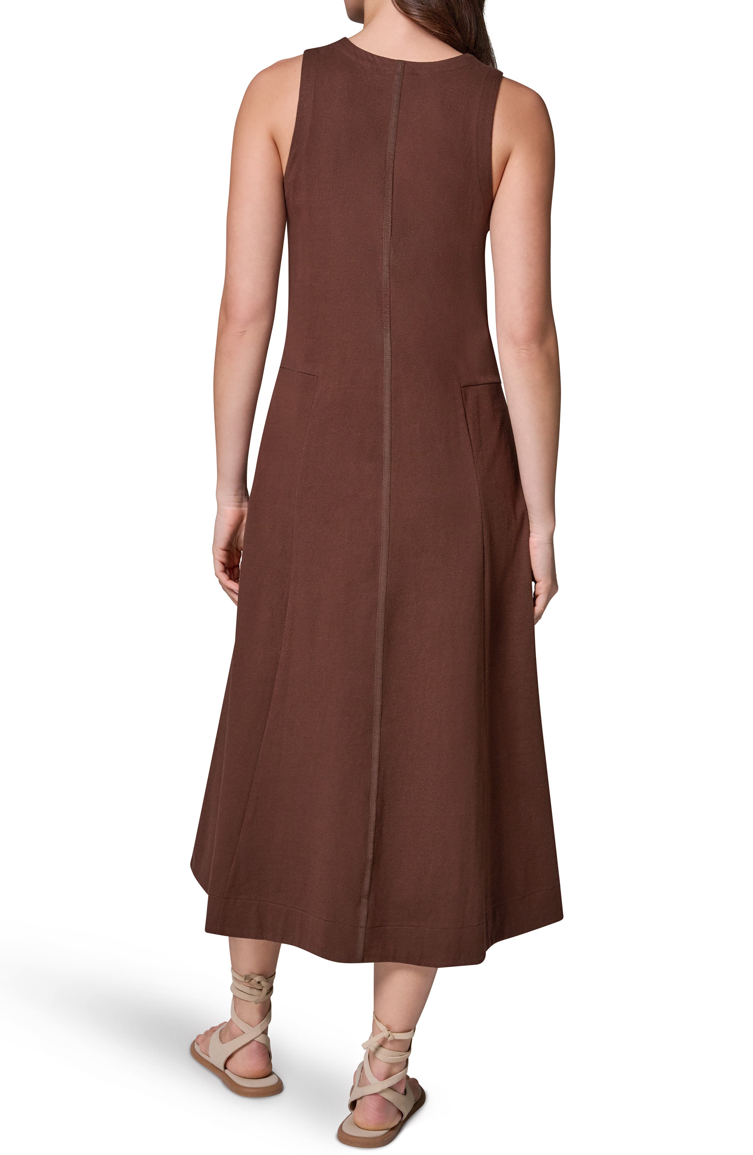 Sleeveless Cotton Jersey Maxi Dress - image 4