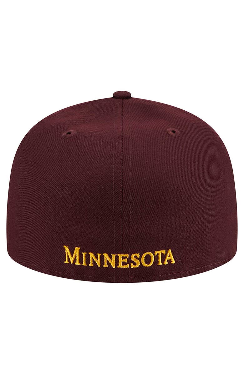 New Era Men's New Era Maroon Minnesota Golden Gophers 59FIFTY Fitted Hat, Alternate, color, Maroon