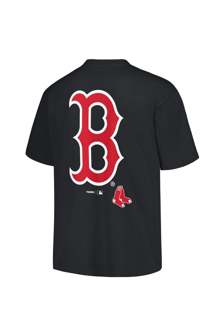 Men's PLEASURES  Black Boston Red Sox Ballpark T-Shirt, Alternate, color, Black