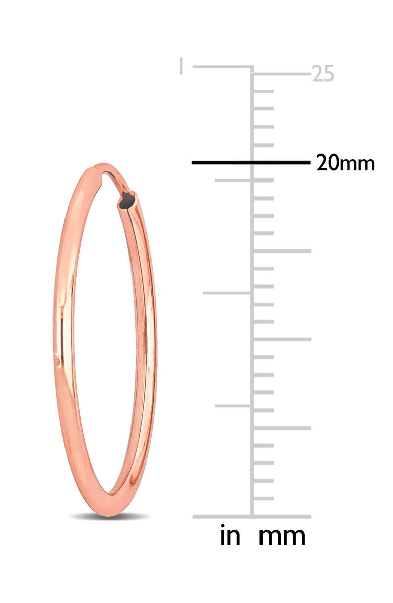 DELMAR 14K Gold Hoop Earrings, 20mm, Alternate, color, 