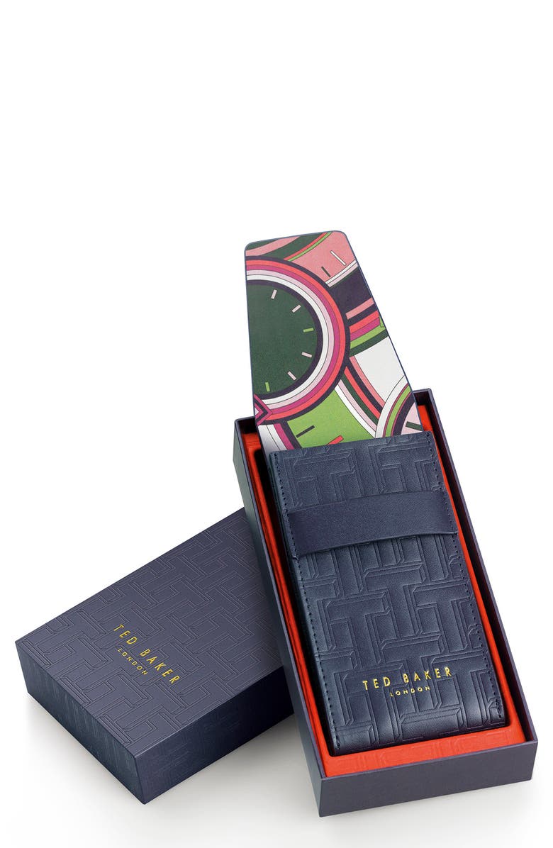 Ted Baker London Women's Belgravia Pink Leather Strap Watch, 36mm, Alternate, color, 