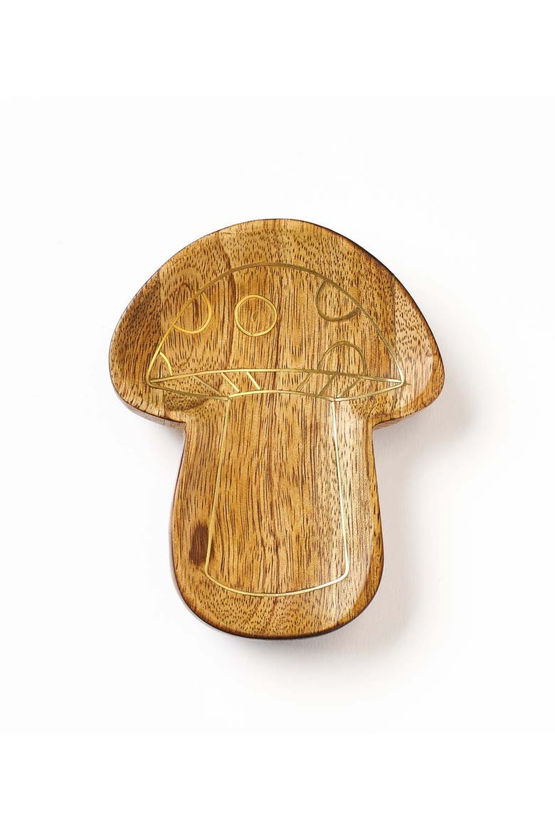 Drishti Mushroom Trinket Dish, Main, color, Natural