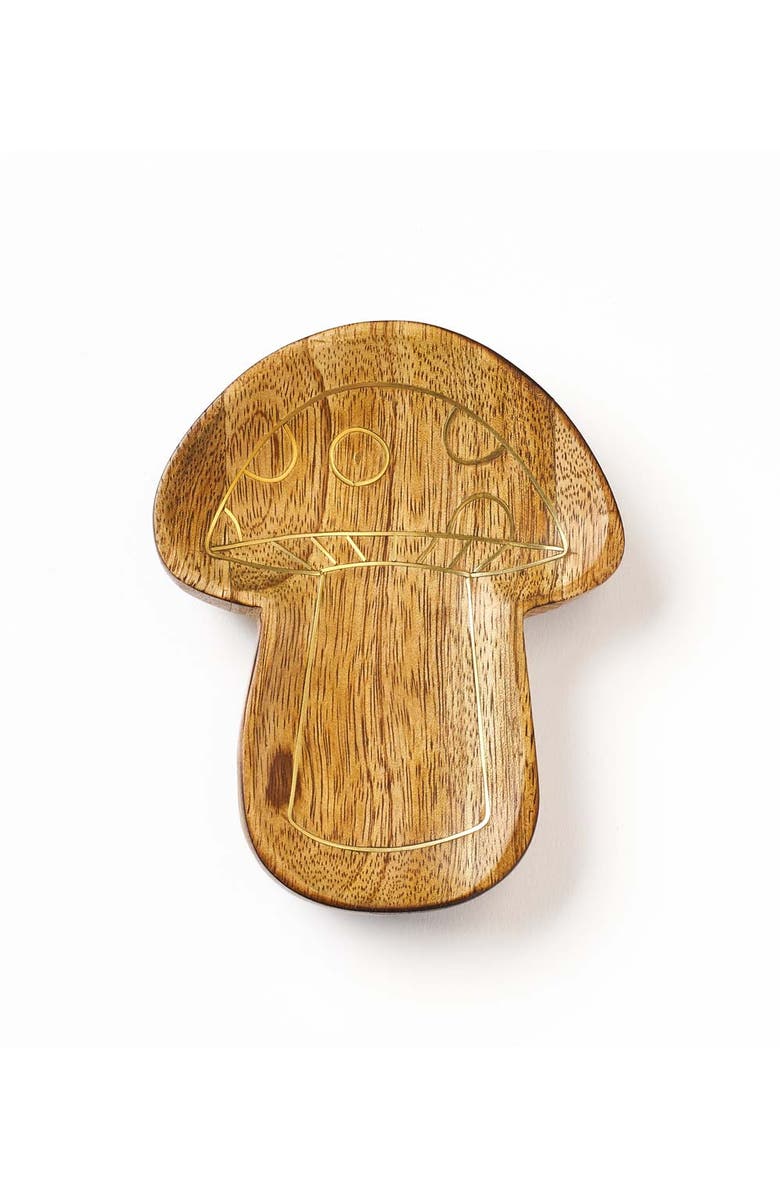 Matr Boomie Drishti Mushroom Trinket Dish, Main, color, Natural
