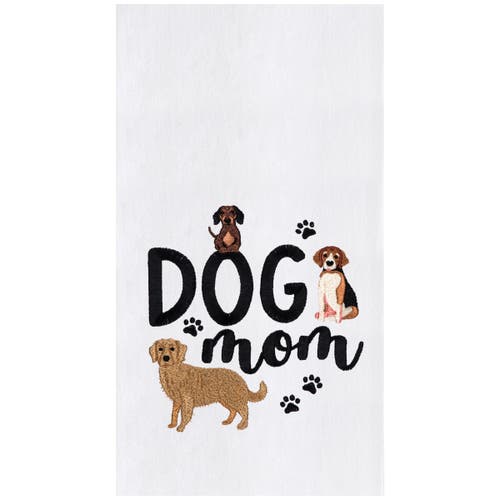C & F Home C&f Home Dog Mom Kitchen And Bathroom Embroidered Hand Towel In Multi