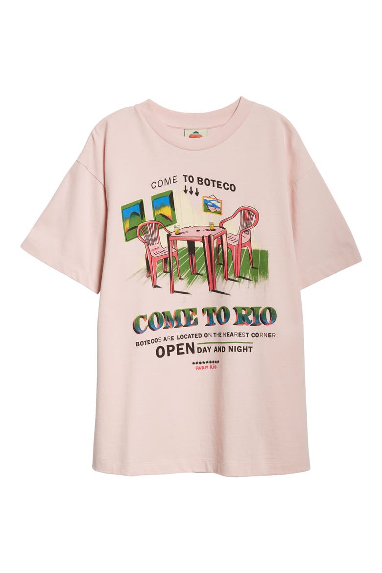 Come to Rio Cotton Graphic T-Shirt, Alternate, color, PINK