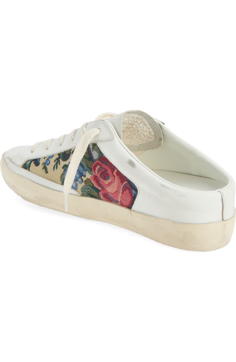 Golden Goose Super-Star Sabot Mule Sneaker, Alternate, color, White/ Multicolor/ Silver