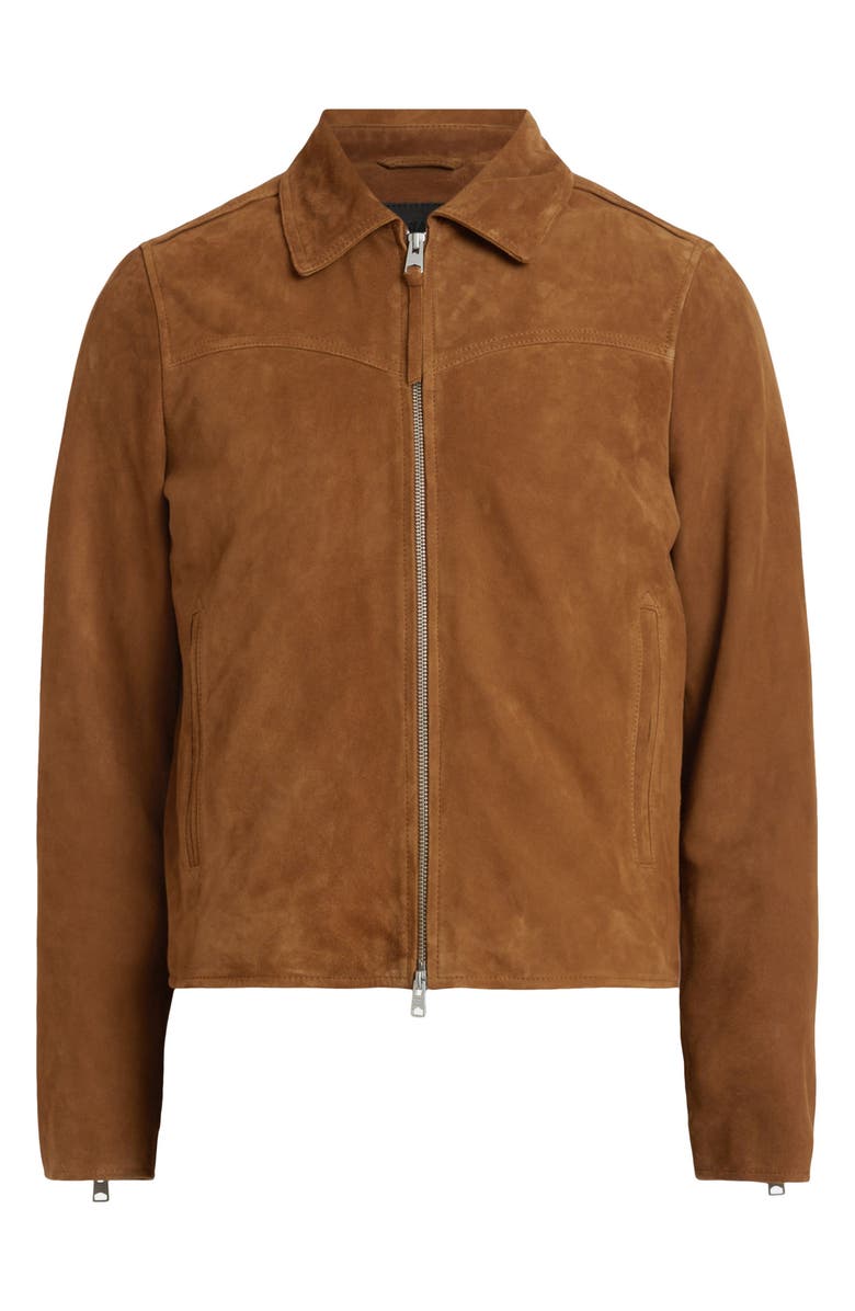 AllSaints Tanner Suede Jacket, Alternate, color, 
