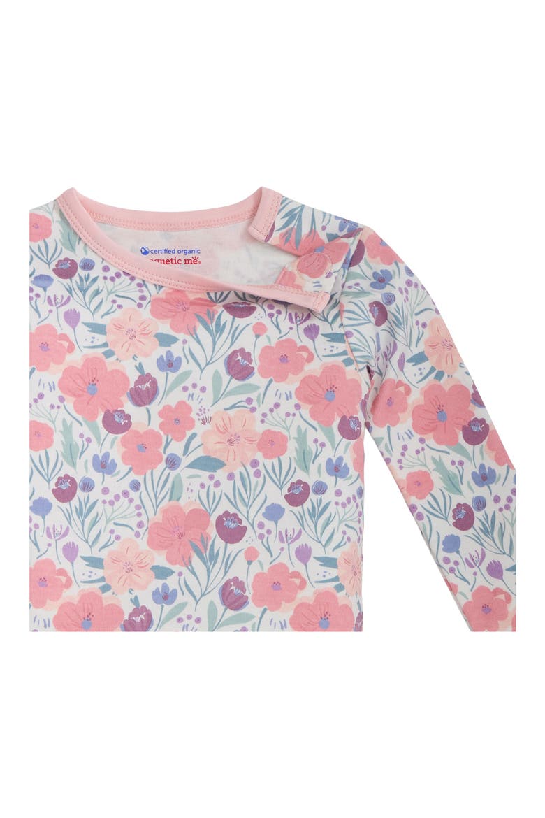 Kids' Whistledon Floral Print Two-Piece Fitted Pajamas, Alternate, color, WHIST