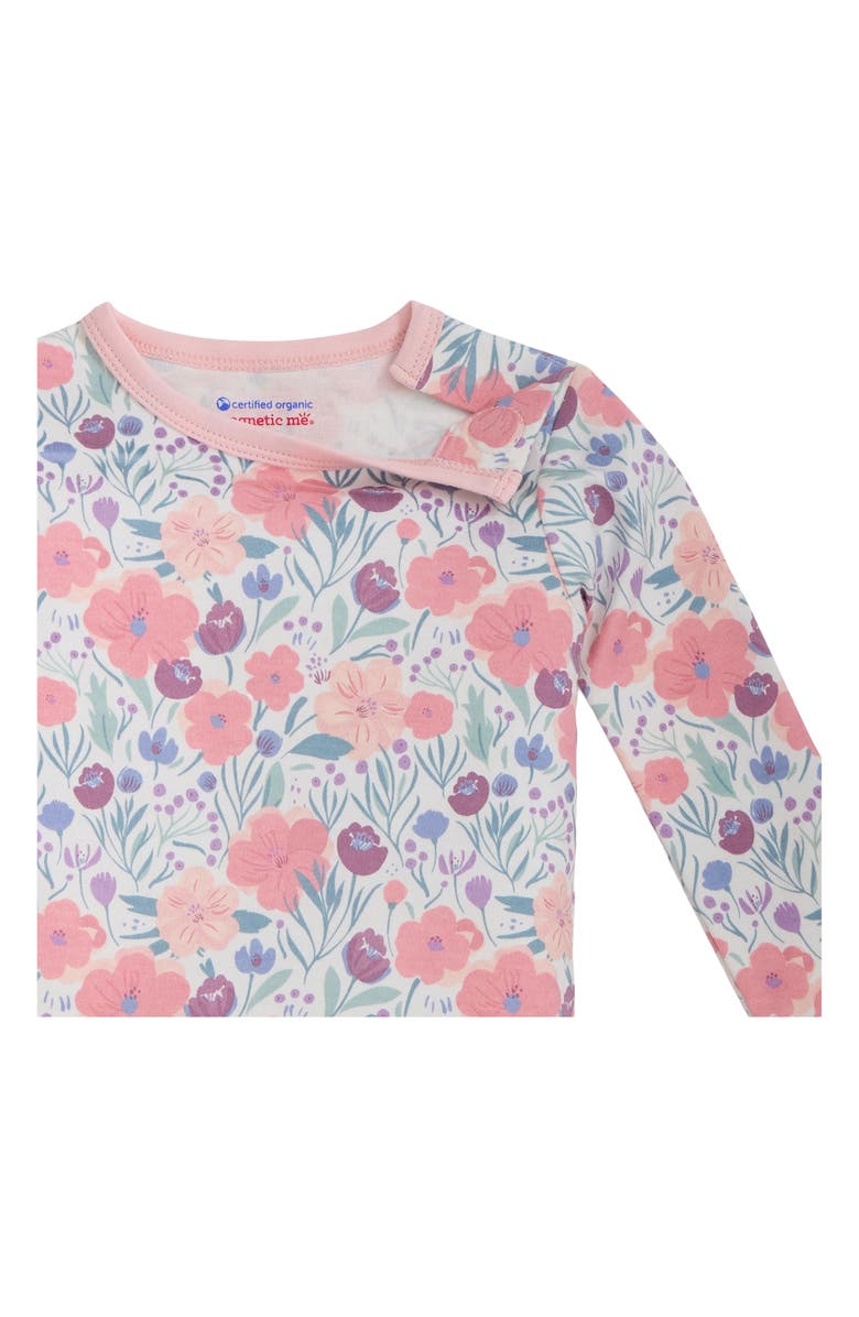 Magnetic Me Kids' Whistledon Floral Print Two-Piece Fitted Pajamas, Alternate, color,