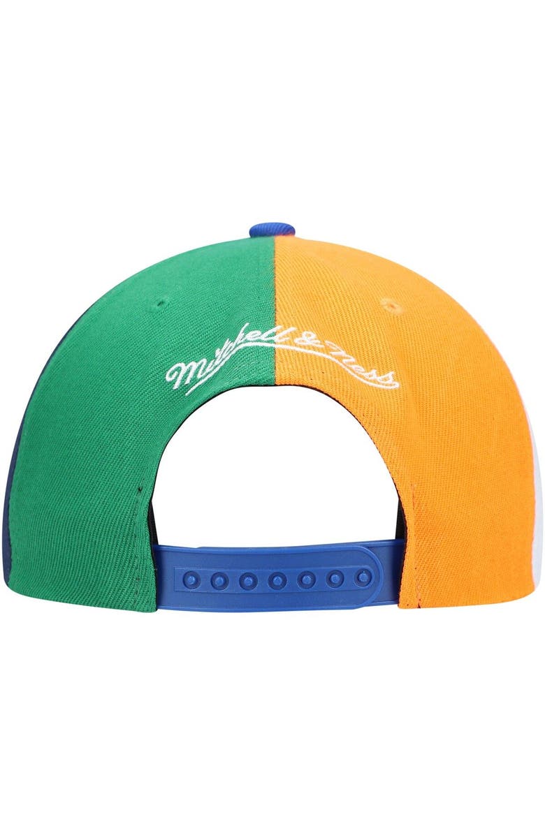 Mitchell & Ness Men's Mitchell & Ness Blue New York Knicks NBA 75th Anniversary What The? Snapback Hat, Alternate, color, 