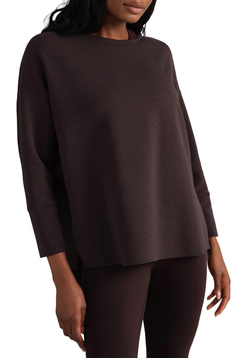 DreamGlow Pullover Sweatshirt, Main, color, DARK ESPRESSO