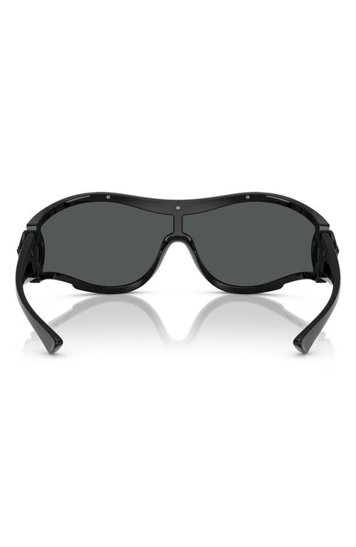 Versace Medusa-plaque Pilot-frame Sunglasses In Black
