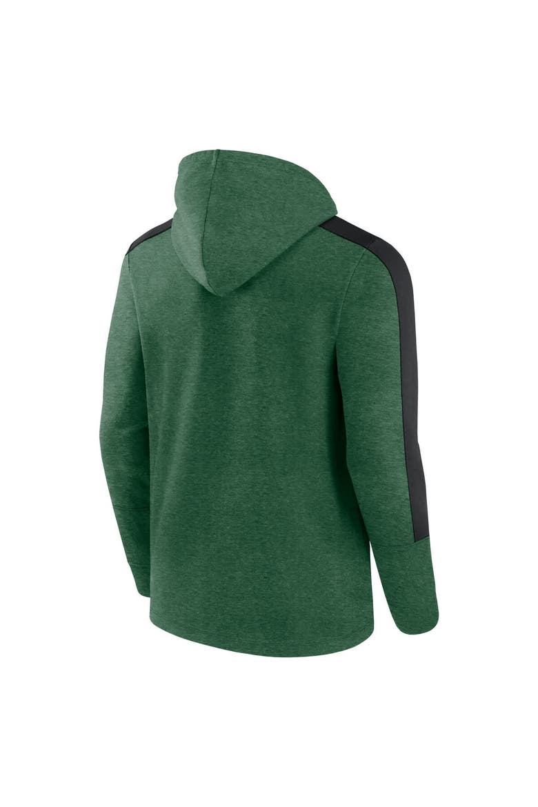 Men's Fanatics  Heather Green New York Jets Gains Full-Zip Hoodie, Alternate, color, Heather Green