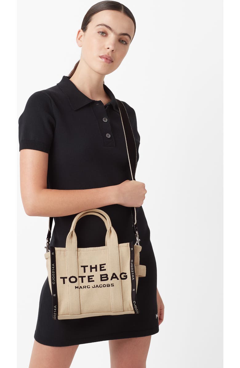 Marc Jacobs The Jacquard Small Tote Bag, Alternate, color, Warm Sand