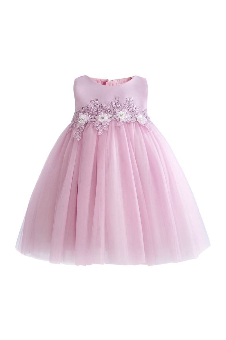 Ribbon Bloom Gown, Main, color, Purple