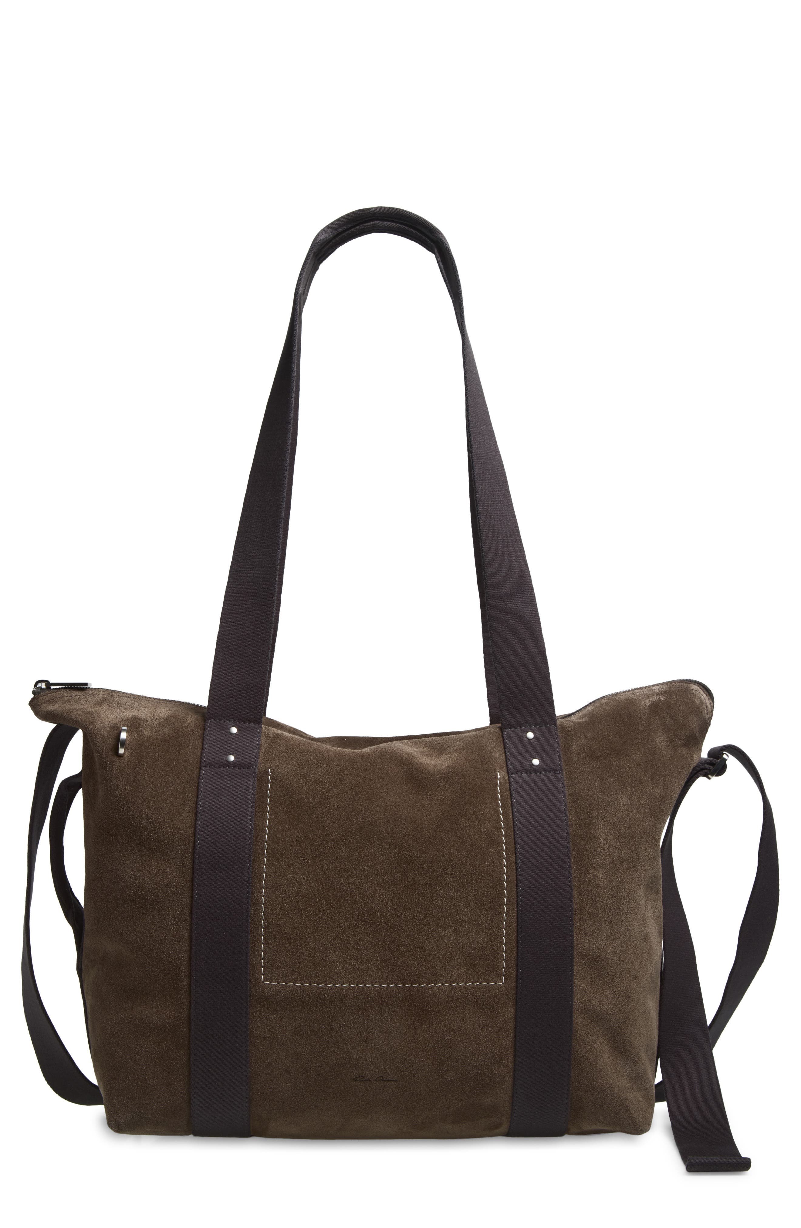 Rick Owens Trolley Tote, Main, color, Dust/ Dust