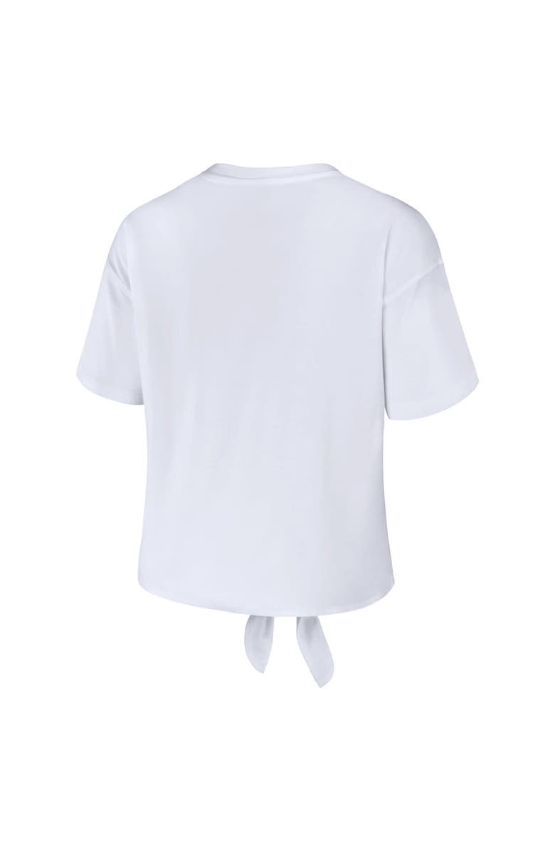 WEAR by Erin Andrews Women's WEAR by Erin Andrews White Phoenix Suns Tie-Front T-Shirt, Alternate, color, White