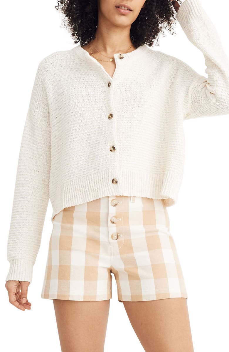 Madewell Deville Cardigan Sweater, Main, color, 