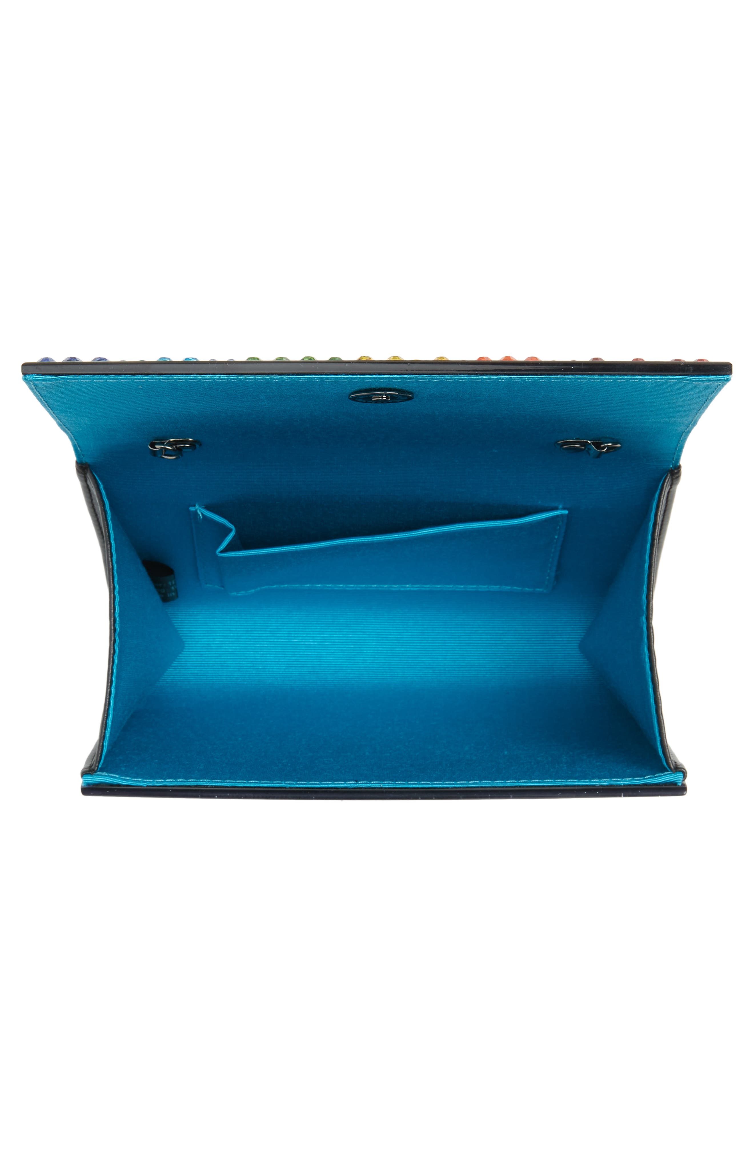 Kurt Geiger London Crystal Embellished Party Clutch, Alternate, color, 