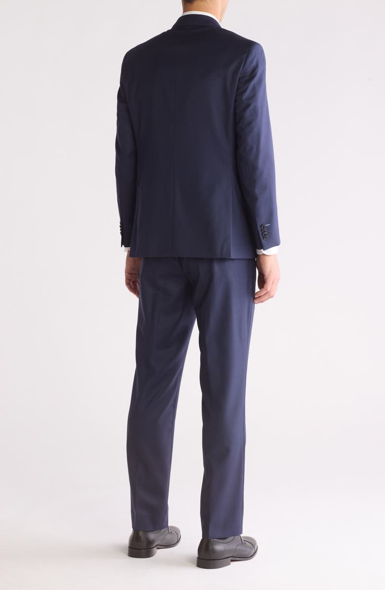 Scotch & Soda Modern Fit Solid Navy Wool Suit, Alternate, color,