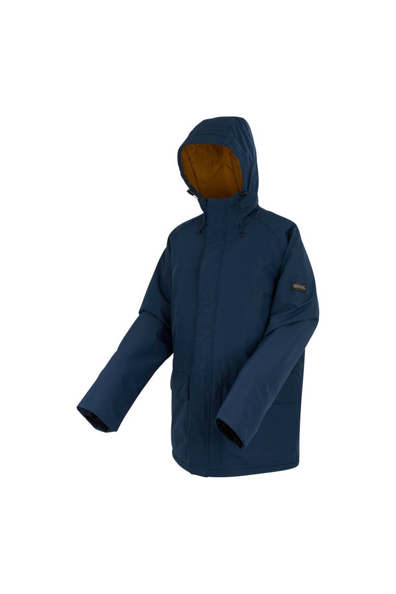 Savon Insulated Waterproof Jacket, Alternate, color, Navy Blue and Glazed Ginger