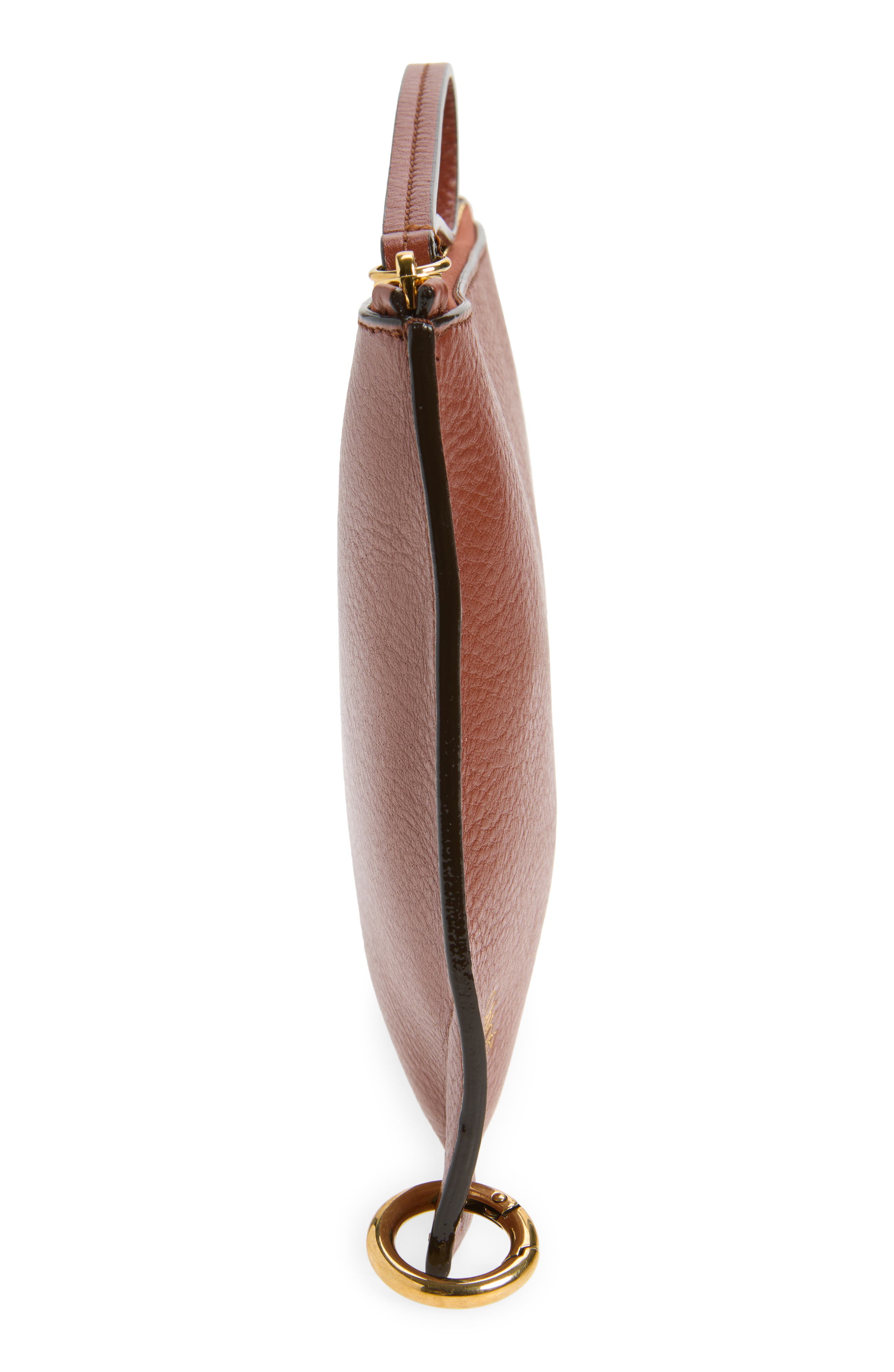 Spin Leather Pouch, Alternate, color, BLUSHY BROWN