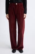 Róhe Bruun Baggy Corduroy Wide Leg Pants