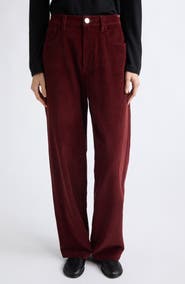 Róhe Bruun Baggy Corduroy Wide Leg Pants