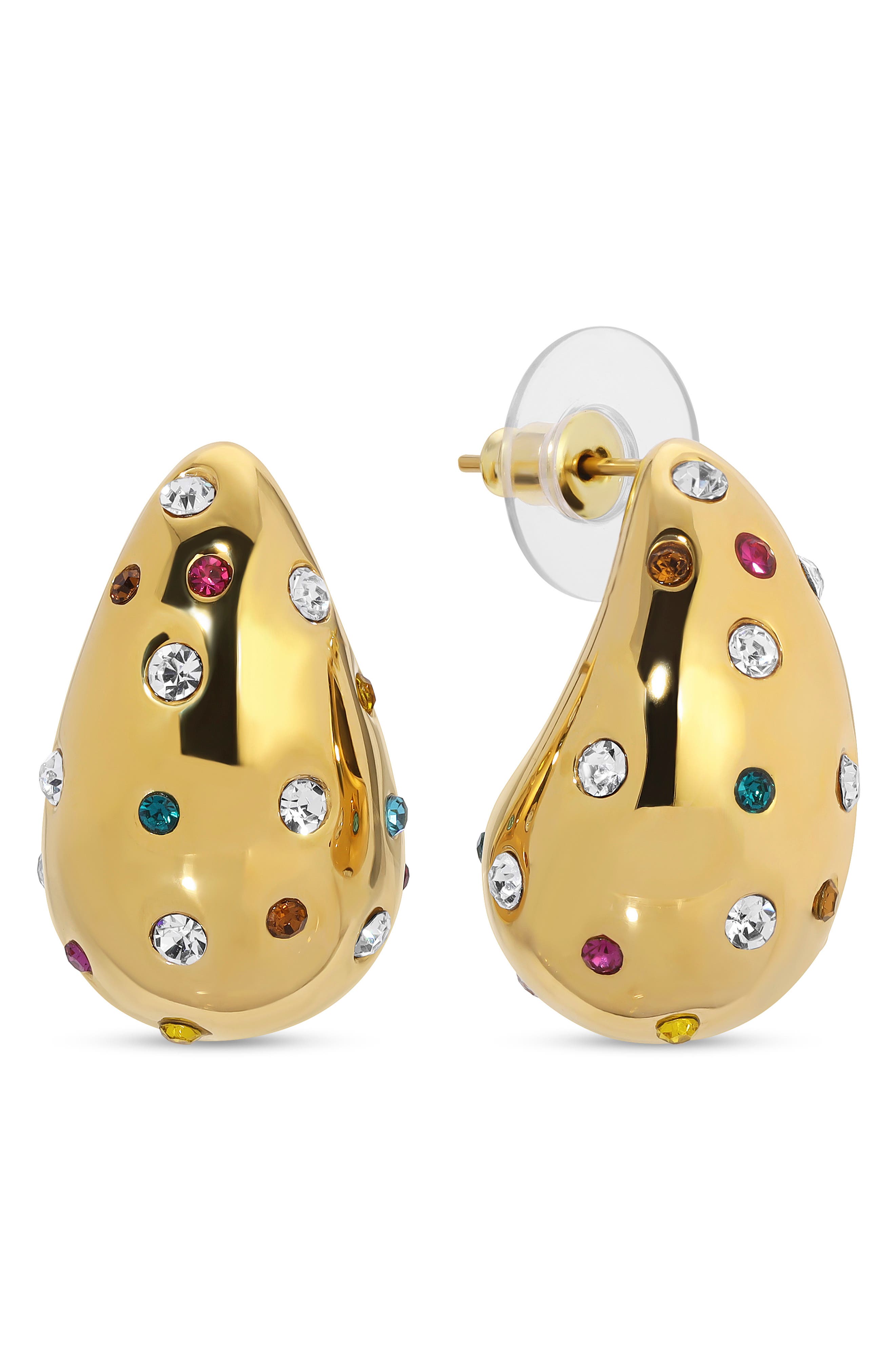 EYE CANDY LOS ANGELES Cloud Cubic Zirconia Drop Earrings