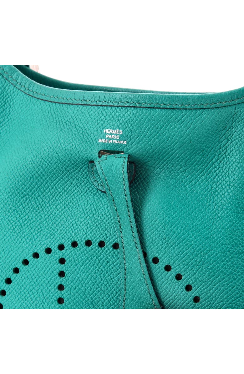 Pre-Owned Hermes Evelyne Bag Gen III Epsom TPM, Alternate, color, Bleu Paon