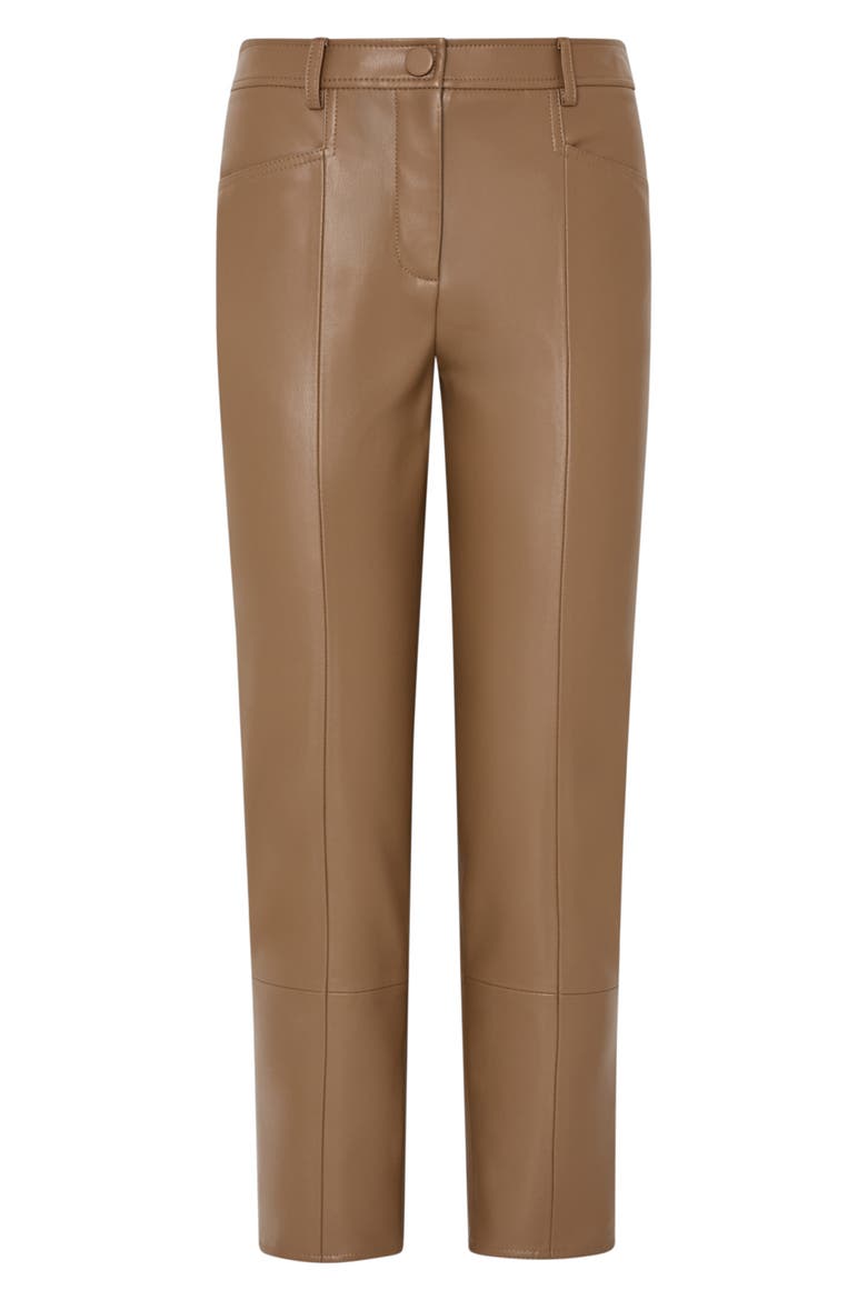 Rue Faux Leather Pants, Alternate, color, MOCHA