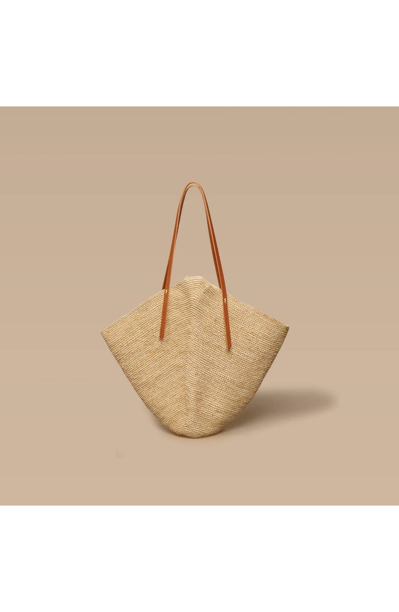 indego africa Bibiri Crochet Raffia Tote, Main, color,
