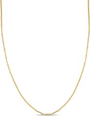 Bony Levy 14K Gold Beaded Chain Necklace