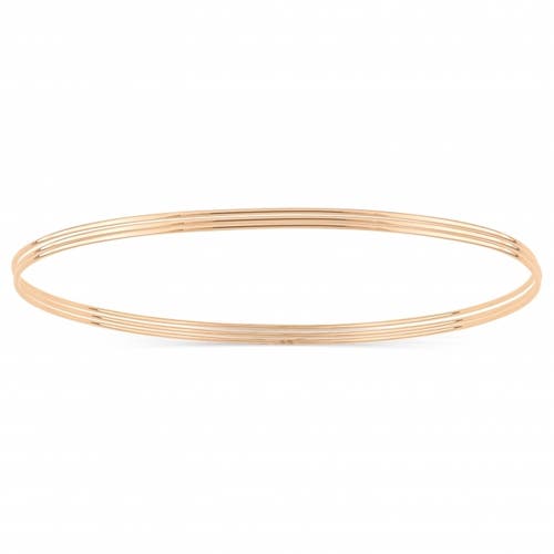 Ginette Ny Circles Bangle 3 Pack In Gold