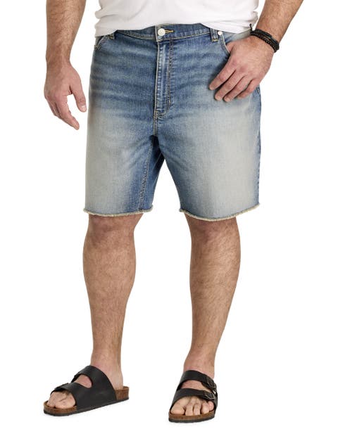 Big & Tall Distressed Denim Shorts