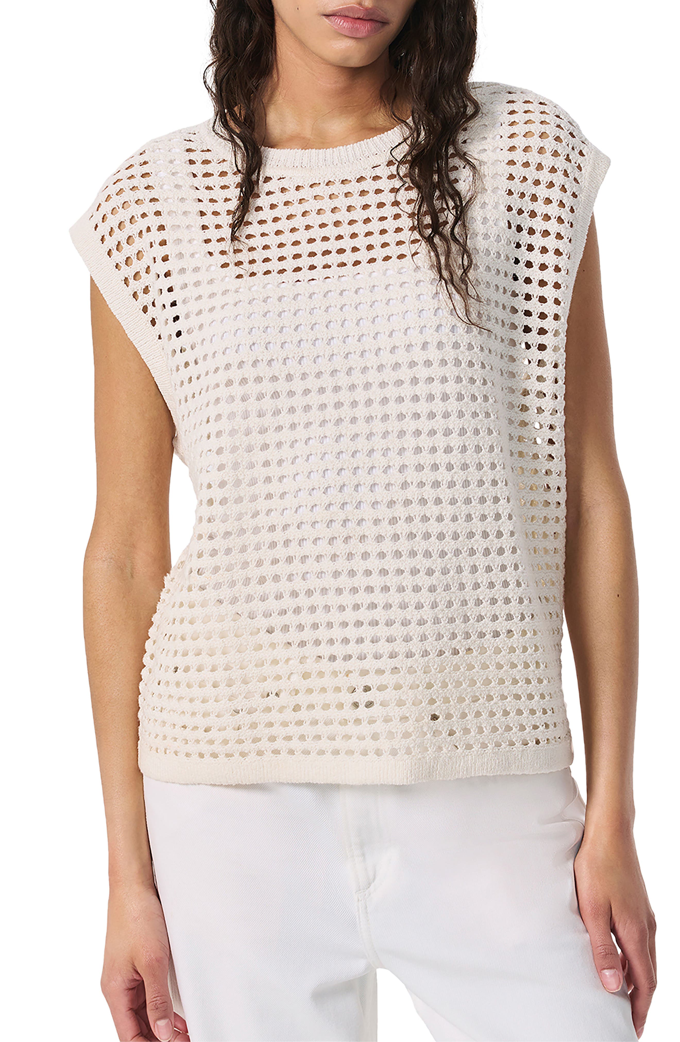 Ezra Open Stitch Sweater Vest