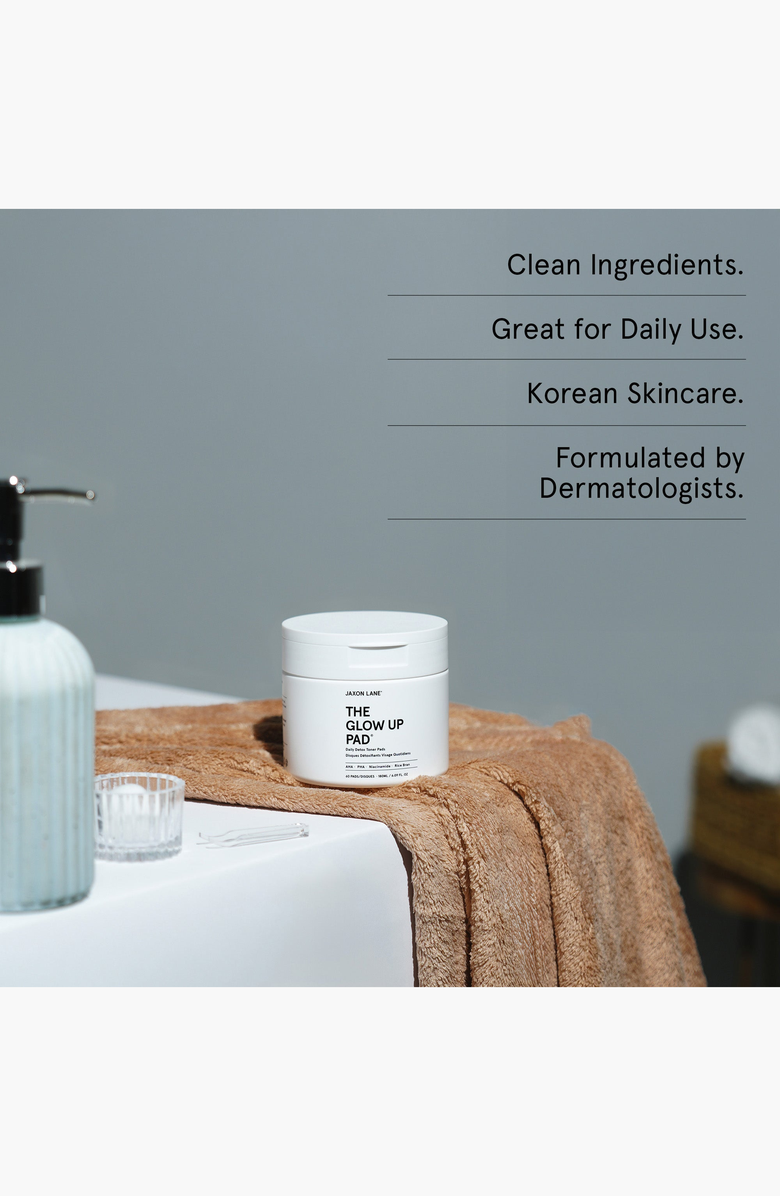 JAXON LANE Glow Up Daily Detox Toner Pads, Alternate, color, NO COLOR