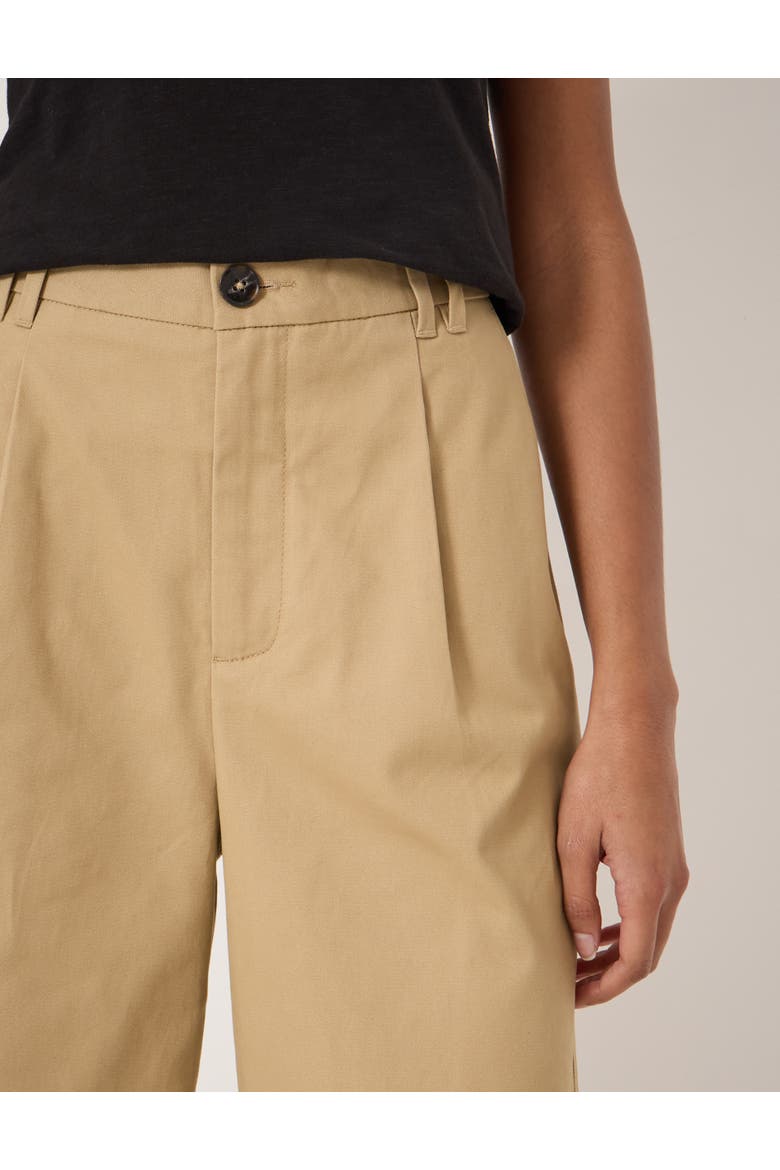 Tori Turn Up Wide Leg Pants, Alternate, color, Stone Brown