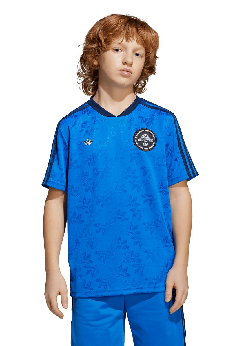 adidas Kids' Soccer T-Shirt, Alternate, color, Blue