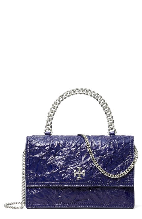 Mini Kira Deconstructed Leather Top Handle Bag