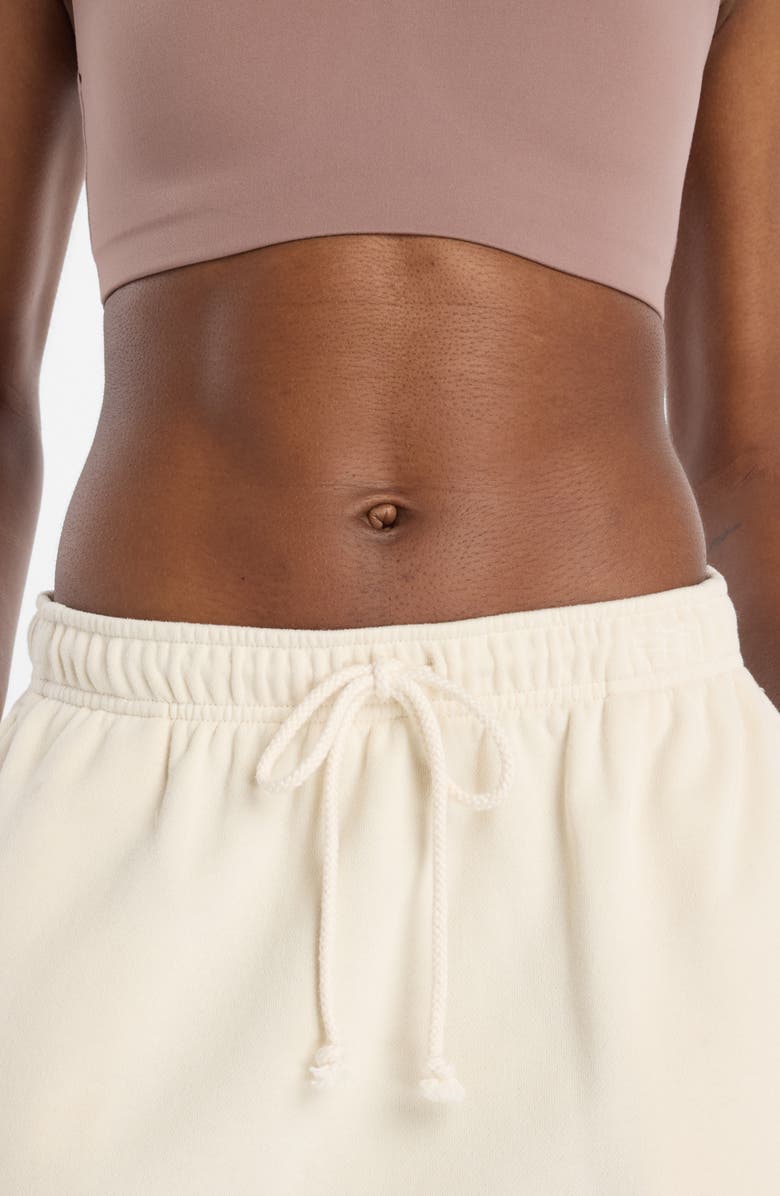 New Balance Coastal Fleece Skirt, Alternate, color, Beige