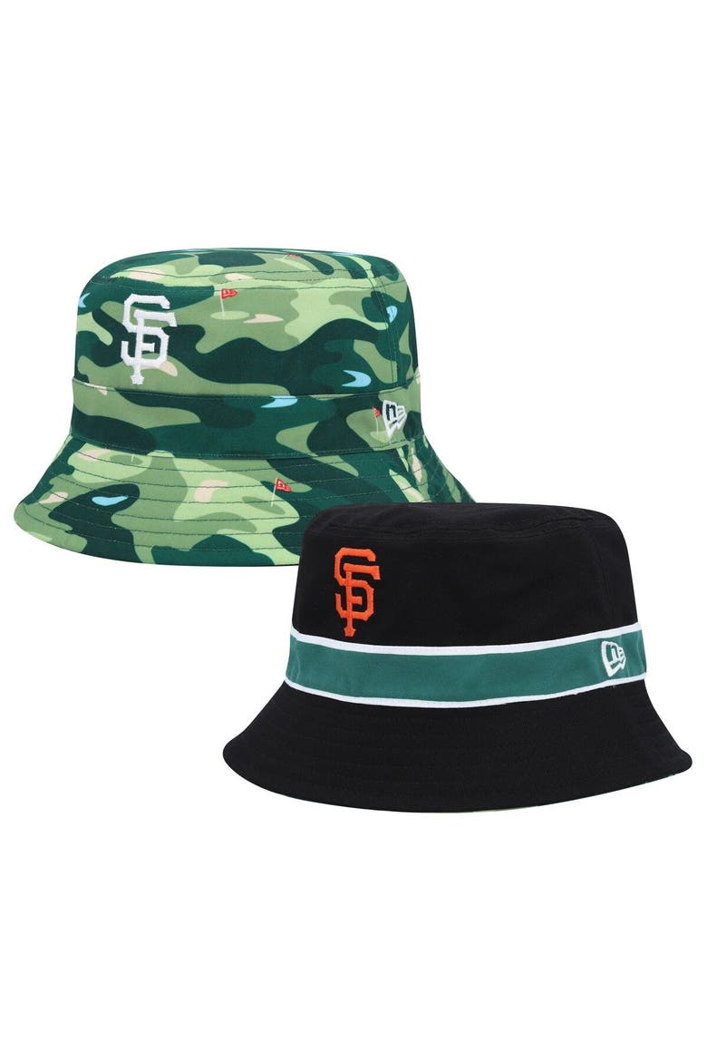 Men's New Era Black San Francisco Giants Reverse Bucket Hat, Main, color, Black